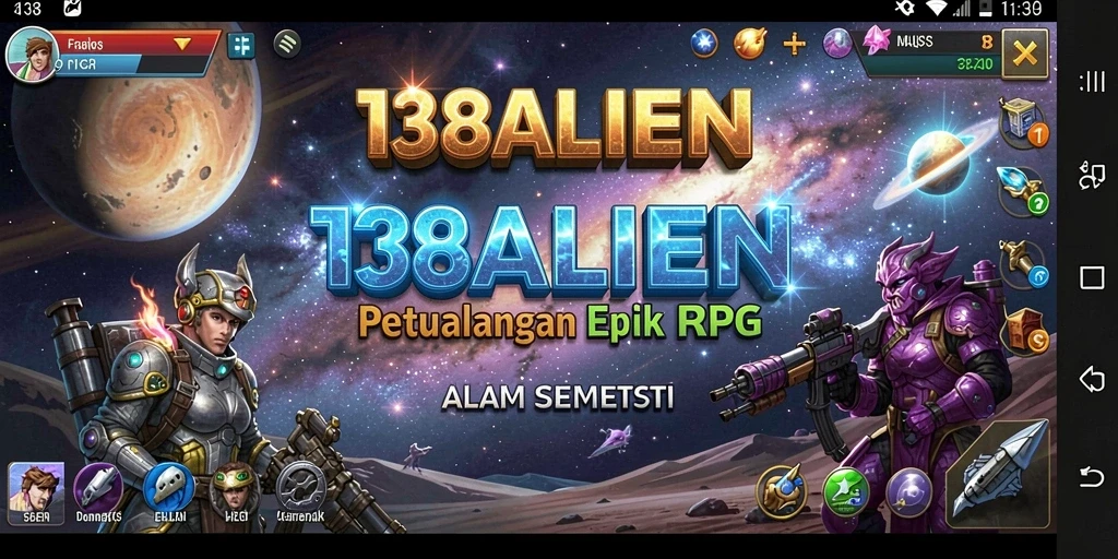 Screenshot dari gameplay 138ALIEN yang menampilkan aksi petualangan seru.