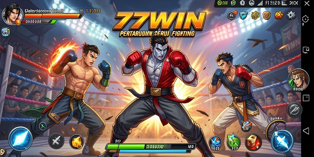 Tampilan menarik dari gameplay Fighting di 77WIN.