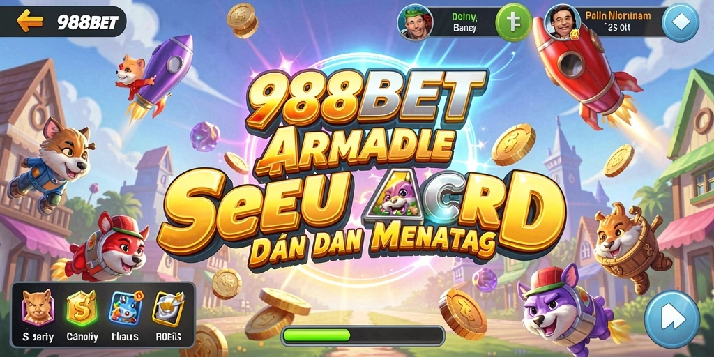 Screenshot 988BET menampilkan gameplay seru dengan level menantang.