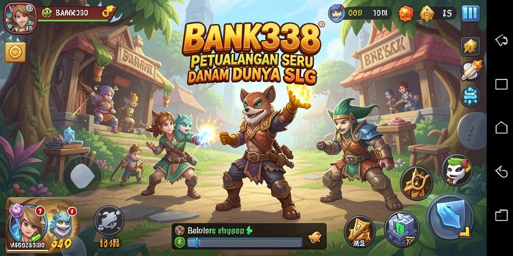 Tangkapan layar menunjukkan aksi strategis dalam permainan SLG.