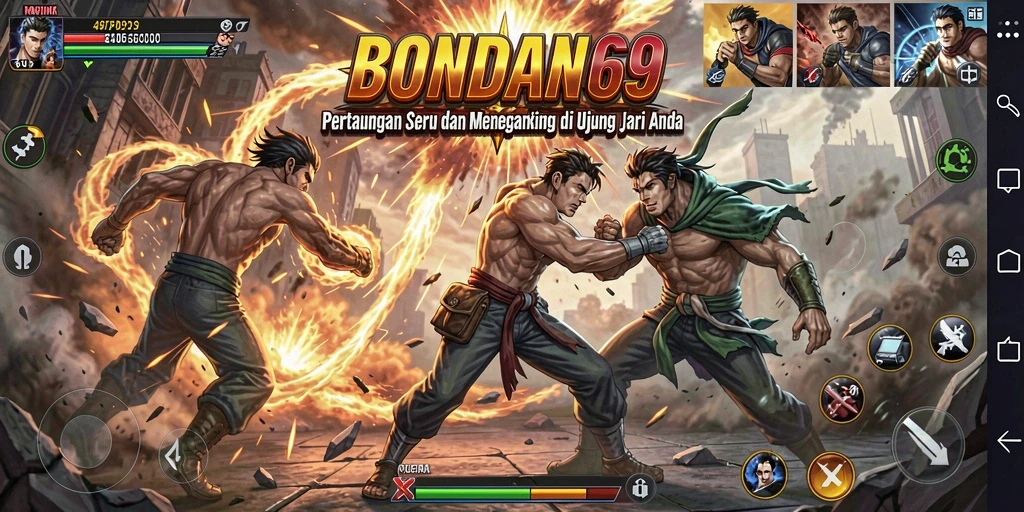 Gameplay menarik dari BONDAN69 dengan aksi pertarungan yang intens.