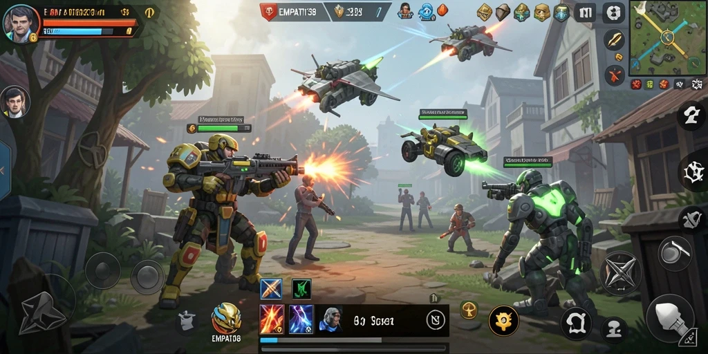 Screenshot gameplay menunjukkan aksi strategis dalam <strong>EMPATI138</strong>.