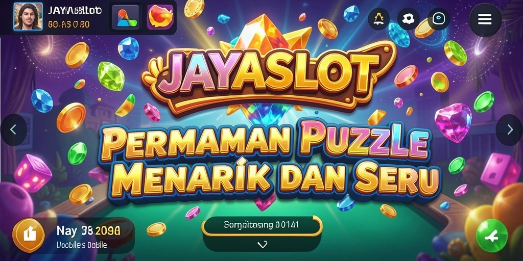 Screenshot gameplay JAYASLOT yang menampilkan level puzzle menarik.