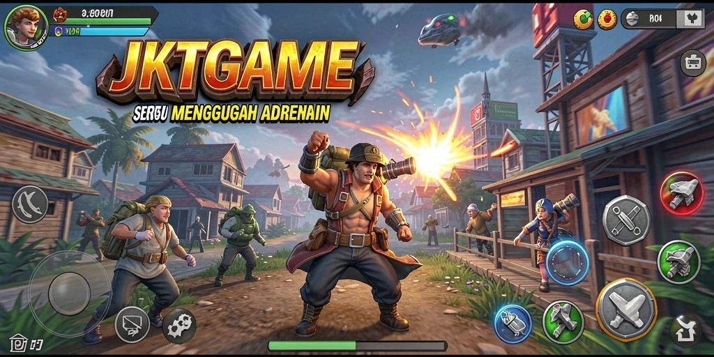 Tampilan gameplay JKTGAME yang memukau dan menantang.