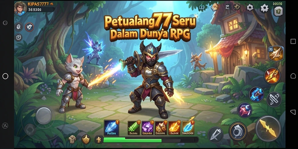 Tampilan menarik dari gameplay RPG KIPAS777 yang mendebarkan.