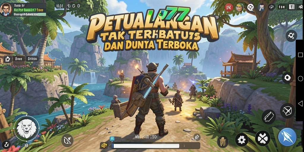 Screenshot menampilkan petualangan seru dalam dunia terbuka MAJ777.