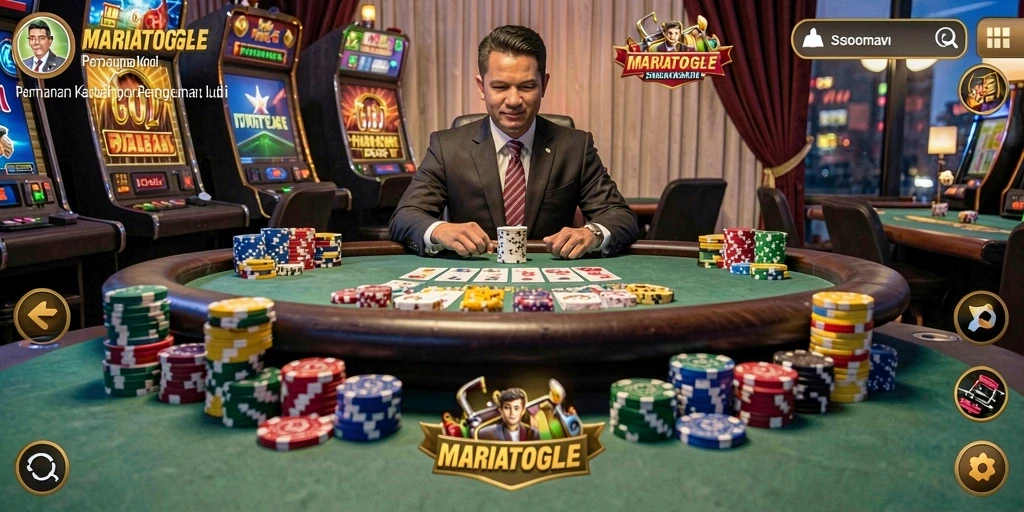 Tampilan menarik gameplay MARIATOGEL yang memukau untuk permainan Kasino.