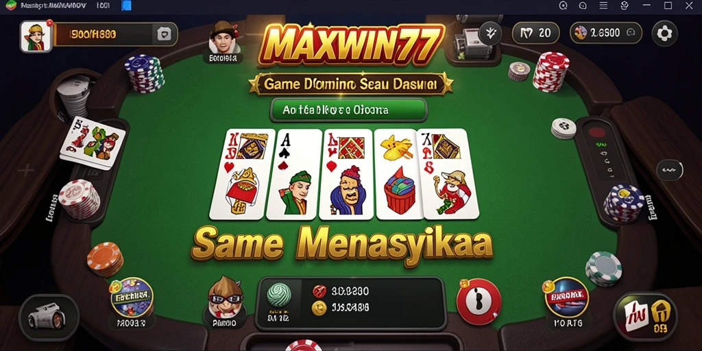 Tampilan gameplay MAXWIN77 yang mengasyikkan dan interaktif.