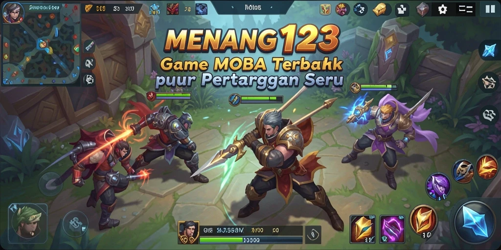 Gameplay MOBA yang seru dan mengasyikkan di MENANG123.
