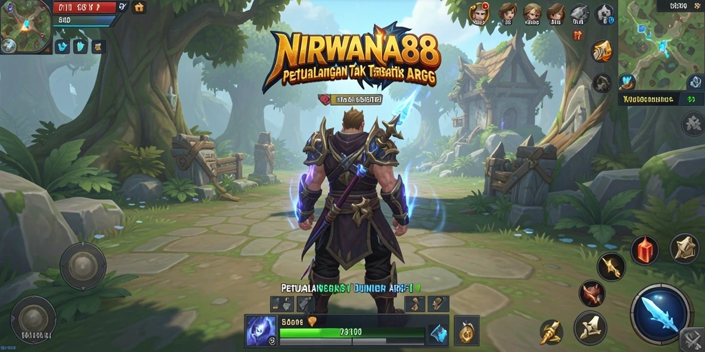 Tampilan gameplay seru dan aksi bertarung di NIRWANA88.