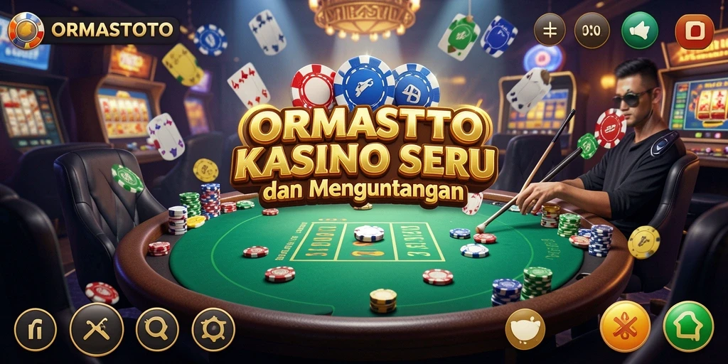 Tampilan menarik dari gameplay Kasino ORMASTOTO yang menggembirakan.