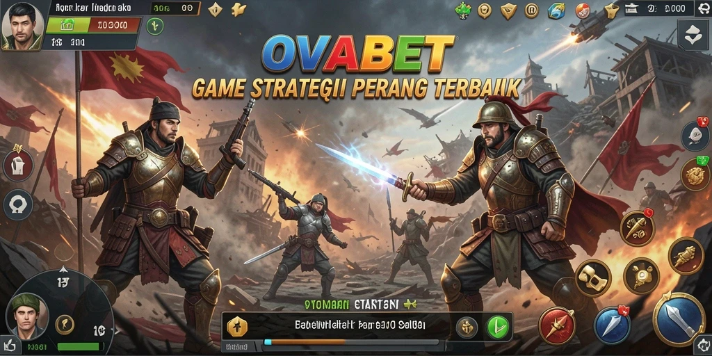 Tampilan gameplay <strong>OVABET</strong> yang mendebarkan dan strategis.