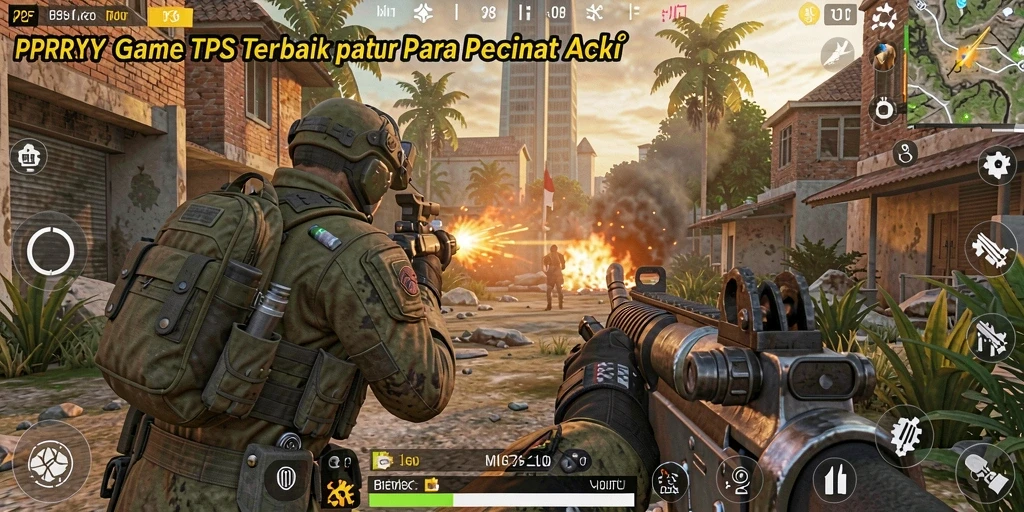 Tampilan gameplay TPS PPRRYY yang menegangkan dan realistis.