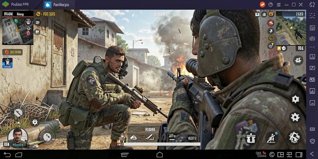 Gameplay RI889 menampilkan aksi tembak-menembak yang intens dan grafis memukau.