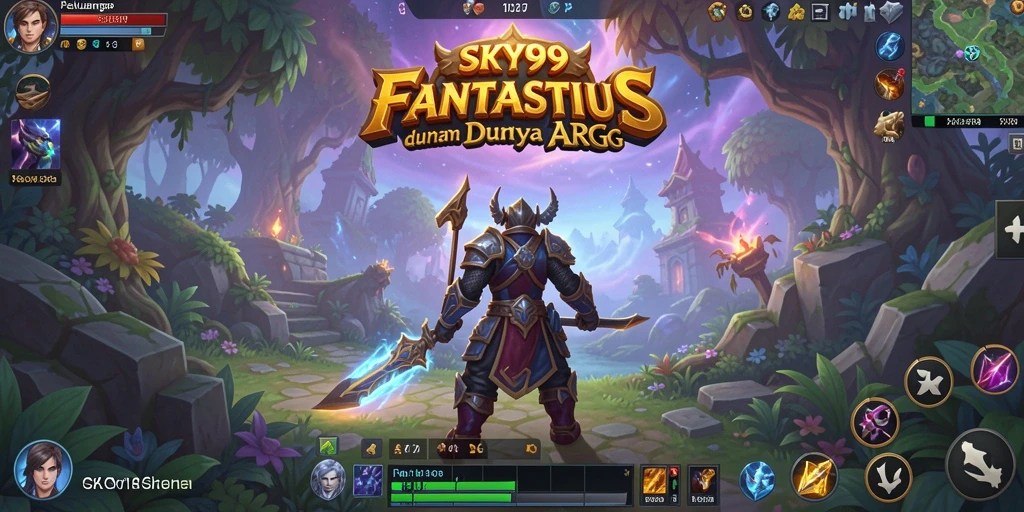 Screenshot utama SKY99 menampilkan aksi seru dalam pertempuran ARPG.