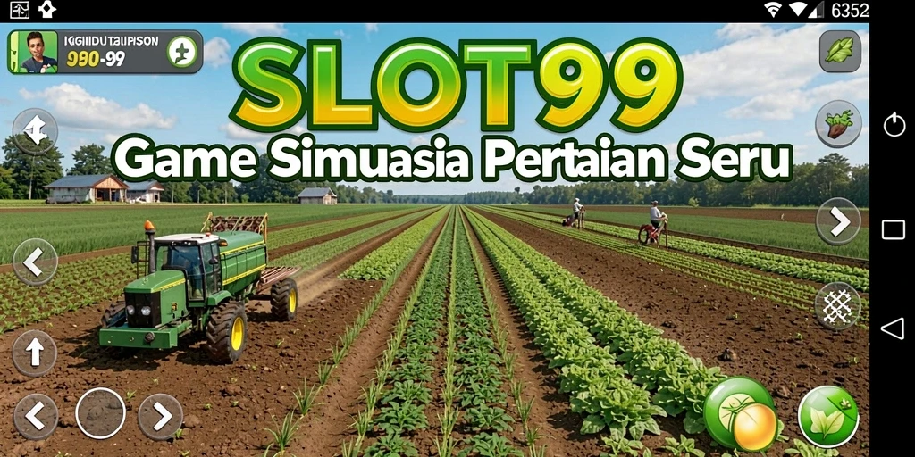 Gambaran gameplay SLOT99 dengan aktivitas pertanian yang seru.
