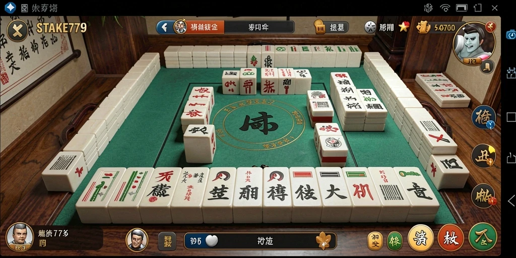 Tampilan permainan Mahjong yang seru dan menantang di STAKE779.
