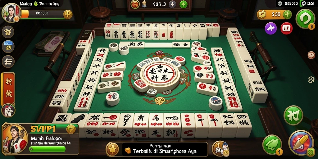 Gameplay Mahjong yang seru dan menarik di SVIP1.