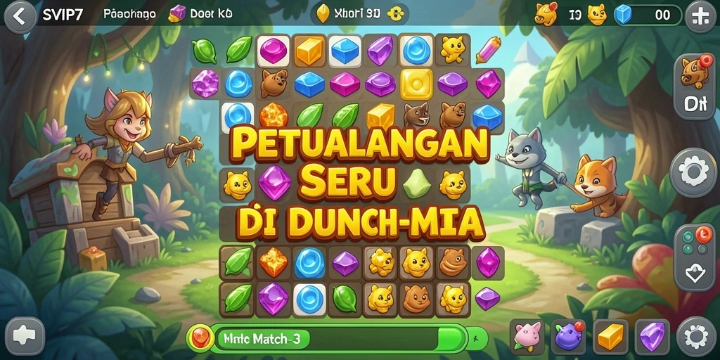 Tampilan menarik dari gameplay SVIP7 yang penuh warna.