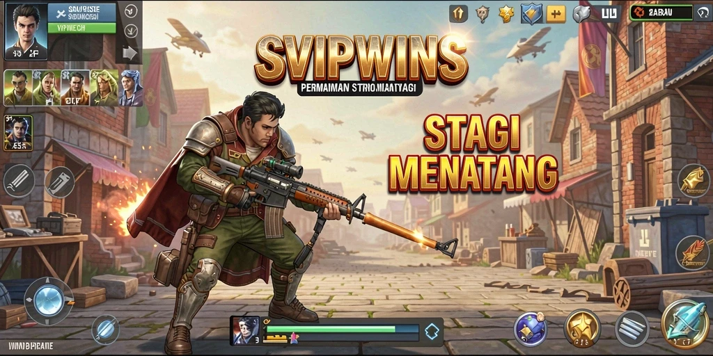 Tampilan gameplay seru dari SVIPWINS yang penuh strategi.