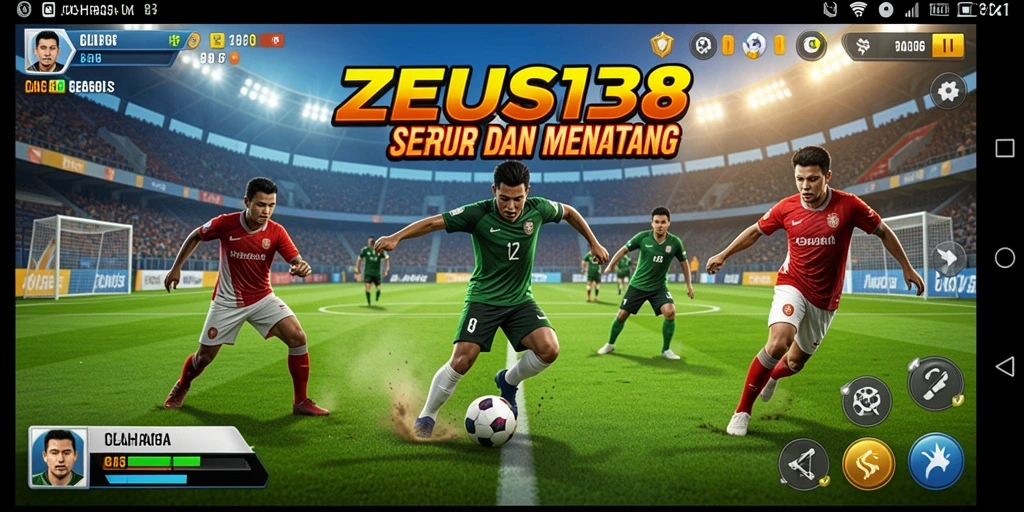 Tampilan gameplay menakjubkan di ZEUS138 dengan aksi olahraga yang seru.